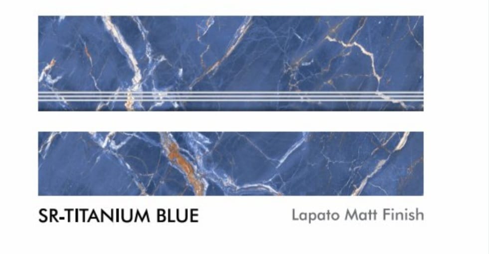 Step Titanium Blue Lapato Matt Finish